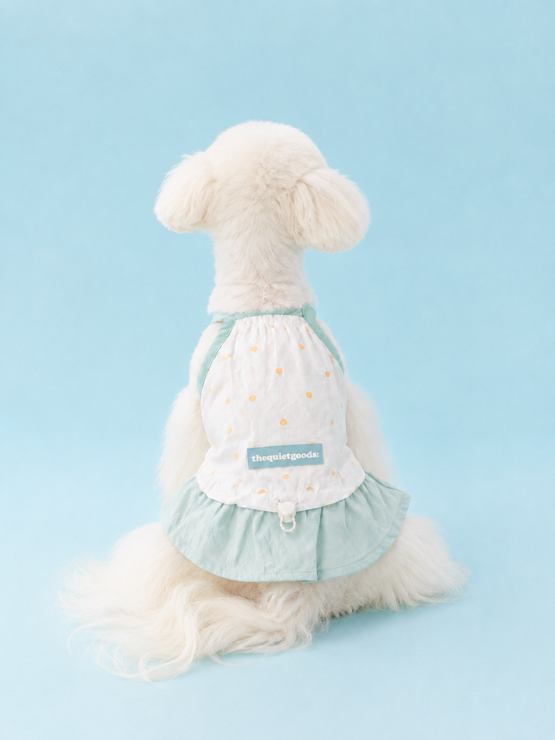 Polka Dot Breeze Dress Set for Small Dogs