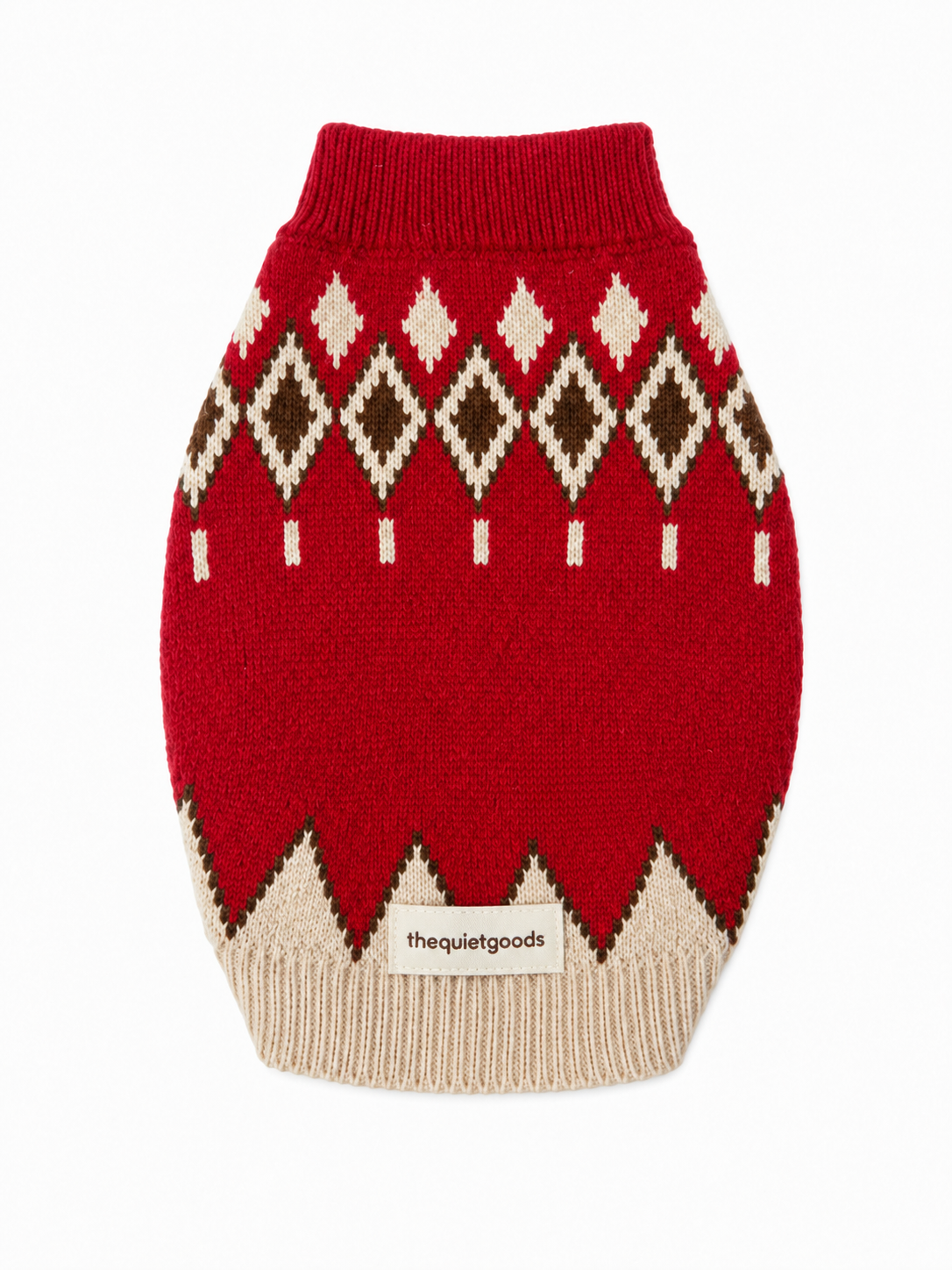 Fair Isle Cozy Knit Sweater for Dogs