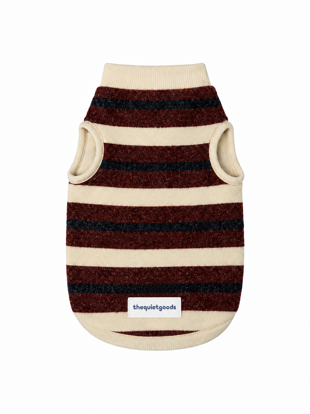 Soft Bunny Fur Stripe Vest for Dogs