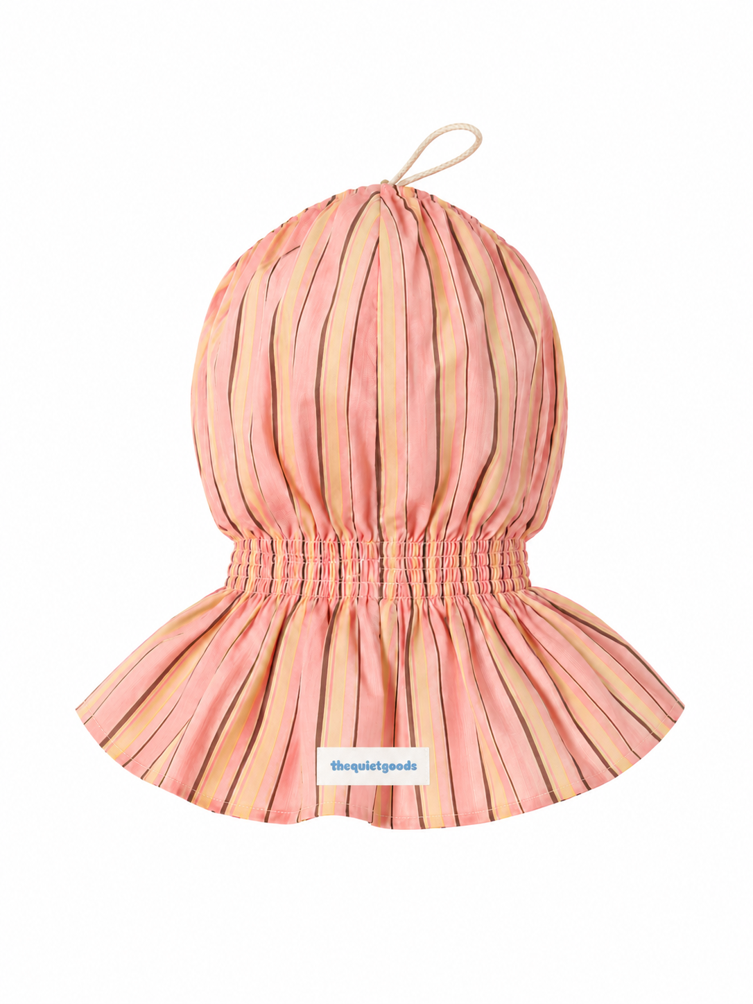 Ruffle Stripe Outdoor Cover Hood for Dogs