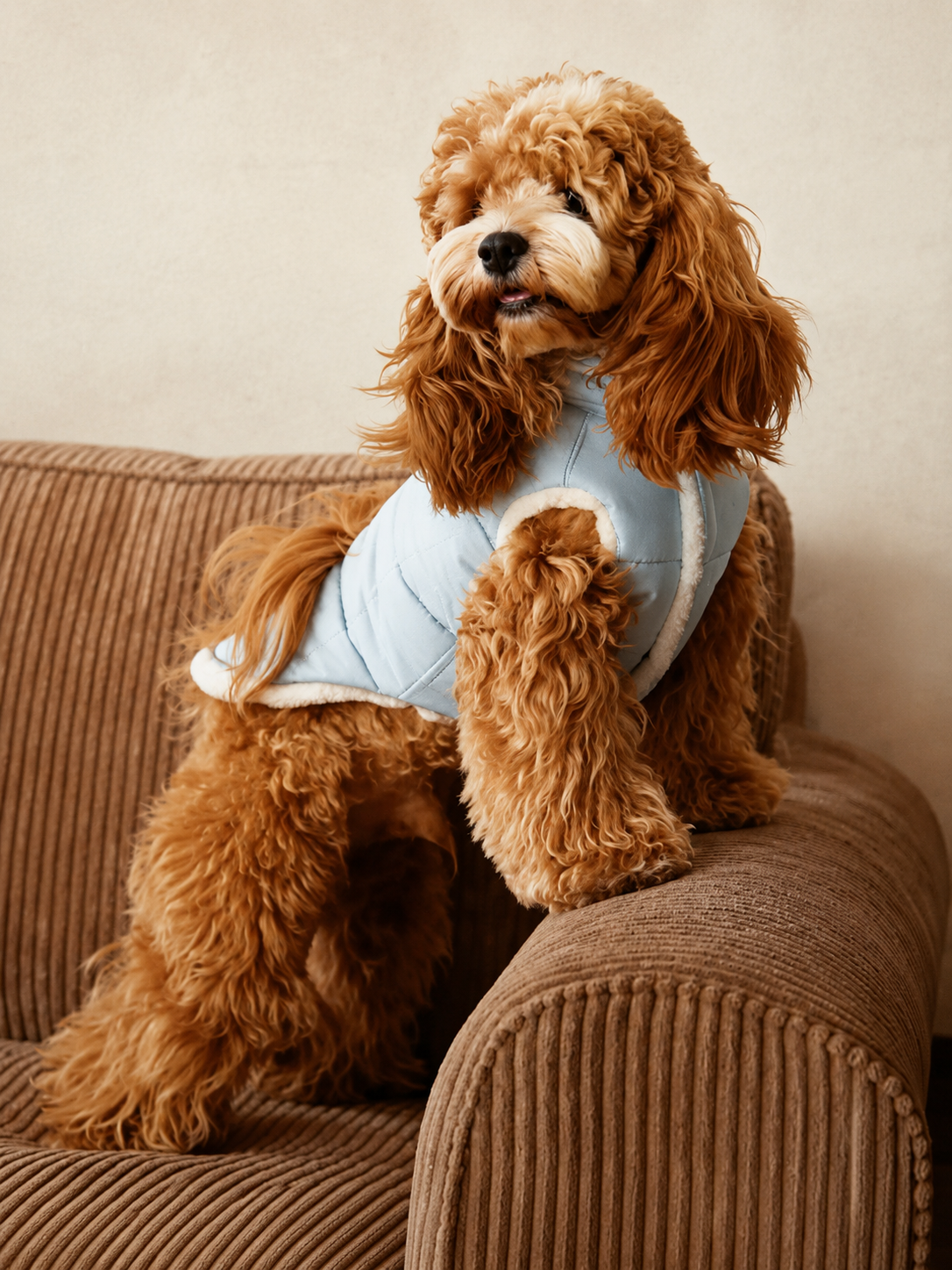 Waterproof Teddy Puffer Coat for Dogs