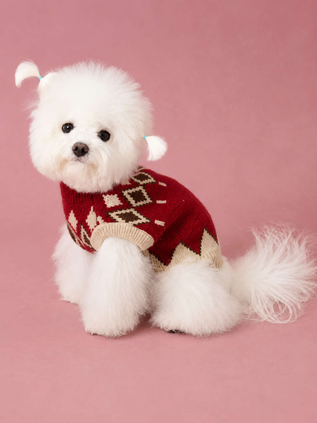 Fair Isle Cozy Knit Sweater for Dogs